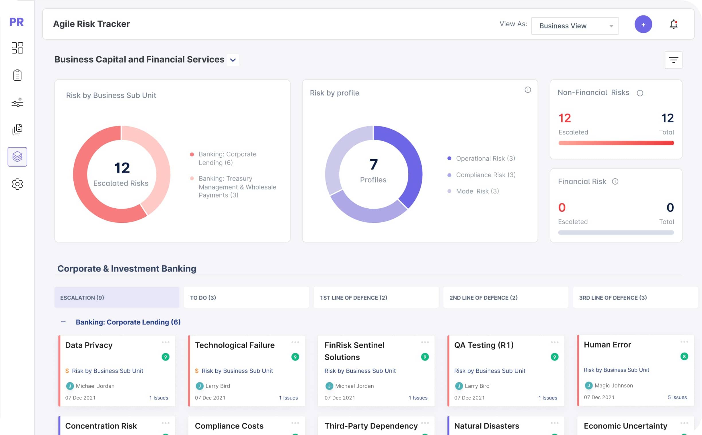 Agile Risk Tracker