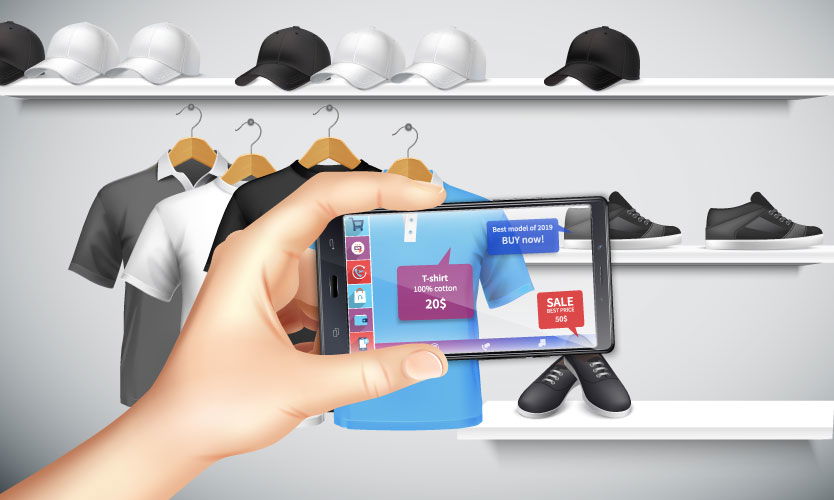 Augmented shopping for a safer shopping experience