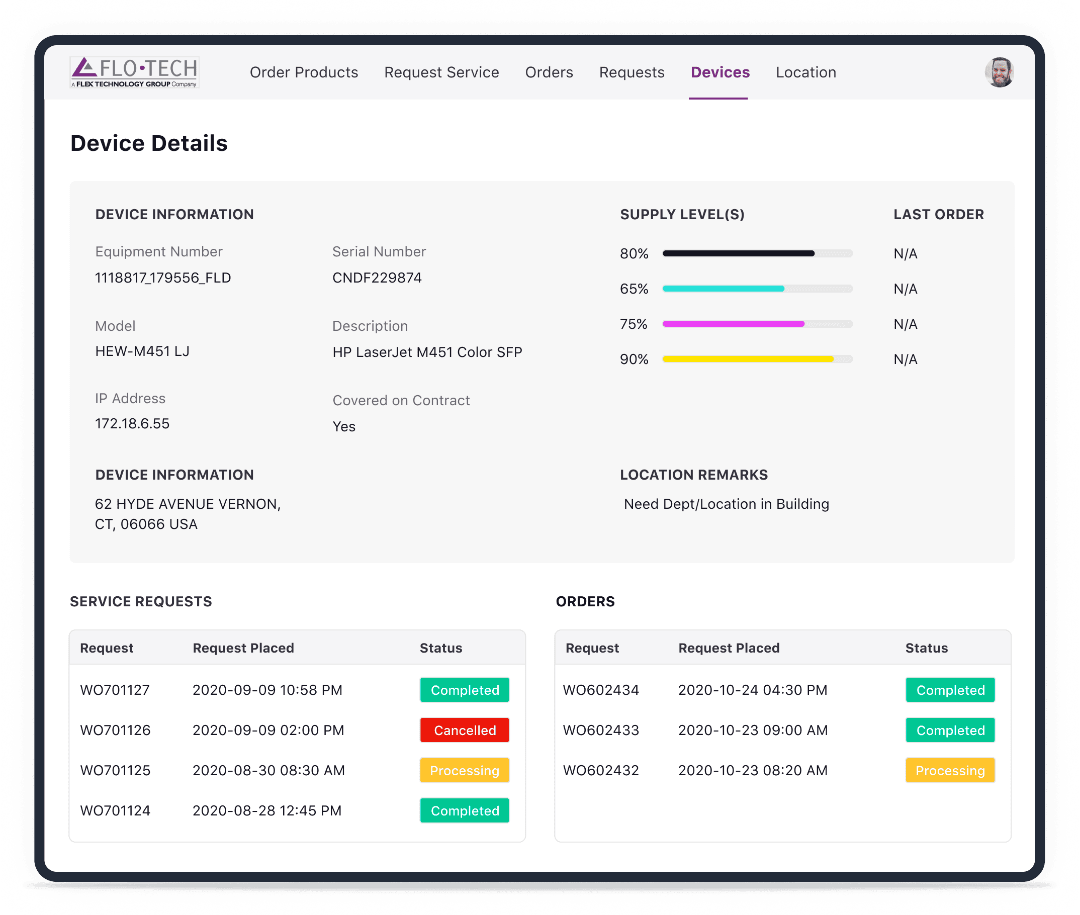 Automated Supply Re-orders