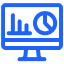 Use built-in or create custom reports and dashboards, and share them