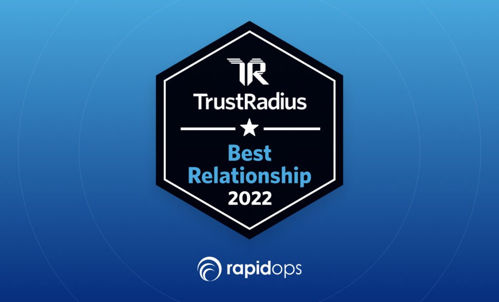 Rapidops wins the 2022 Best Relationship Award from TrustRadius